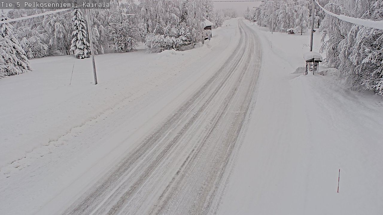 Kelikamerat Kuva Tie 5 Pelkosenniemi, Kairala, Pelkosenniemi, Lappi