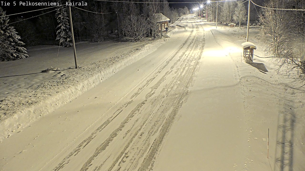Kelikamerat Kuva Tie 5 Pelkosenniemi, Kairala, Pelkosenniemi, Lappi