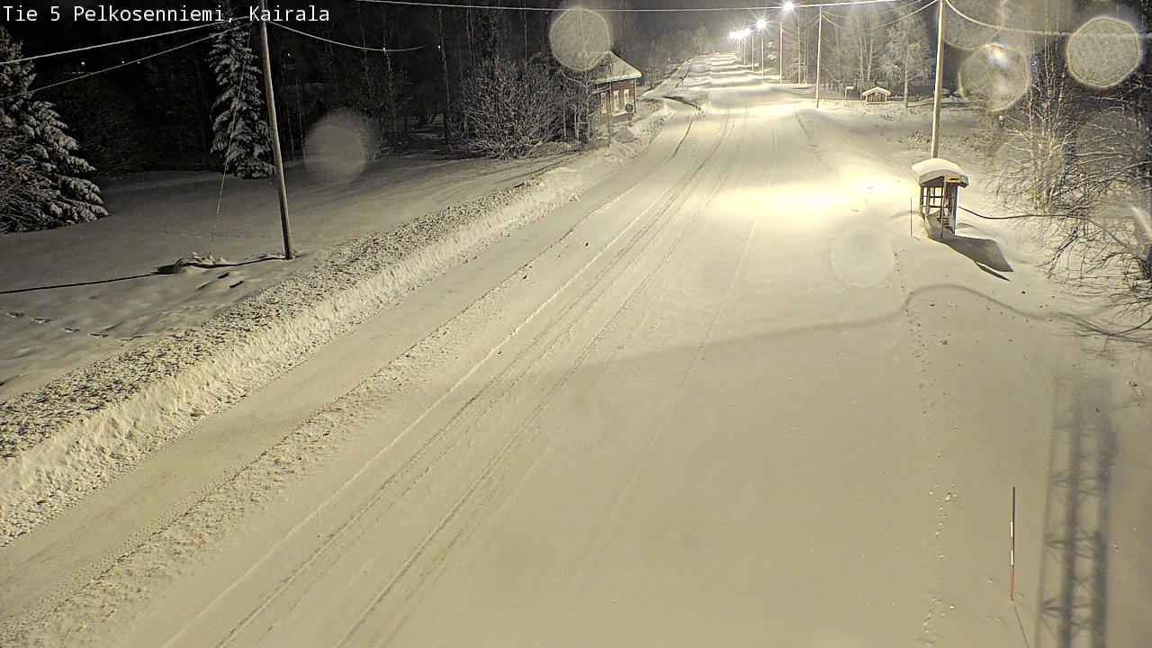 Kelikamerat Kuva Tie 5 Pelkosenniemi, Kairala, Pelkosenniemi, Lappi