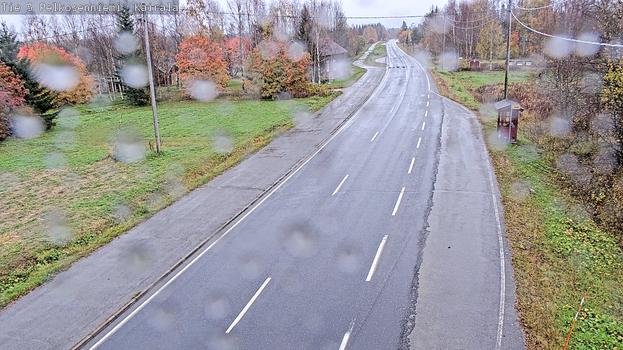 Weather Camera Image Road 5 Pelkosenniemi, Kairala, Pelkosenniemi, Lappi