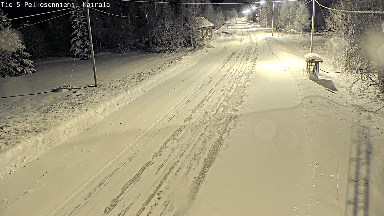 Kelikamerat Kuva Tie 5 Pelkosenniemi, Kairala, Pelkosenniemi, Lappi