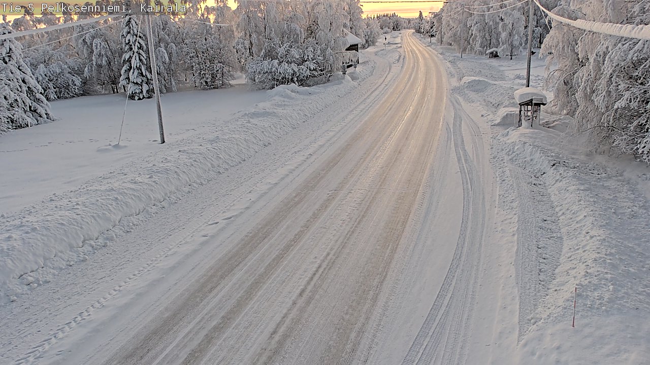 Kelikamerat Kuva Tie 5 Pelkosenniemi, Kairala, Pelkosenniemi, Lappi