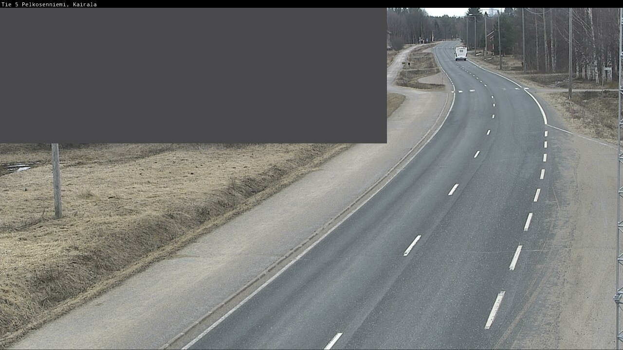 Weather Camera Image Road 5 Pelkosenniemi, Kairala, Pelkosenniemi, Lappi