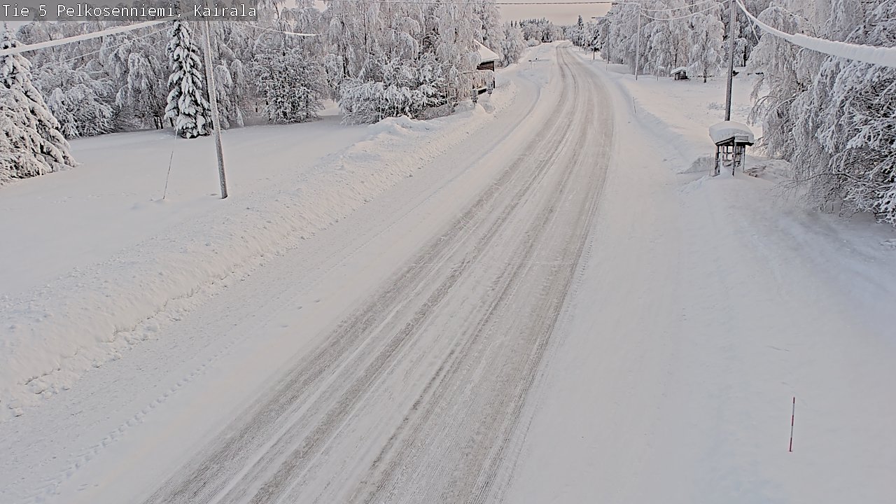 Kelikamerat Kuva Tie 5 Pelkosenniemi, Kairala, Pelkosenniemi, Lappi