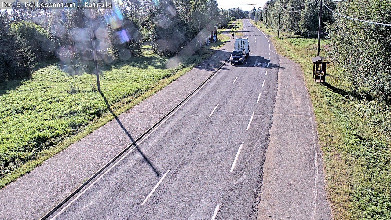 Weather Camera Image Road 5 Pelkosenniemi, Kairala, Pelkosenniemi, Lappi