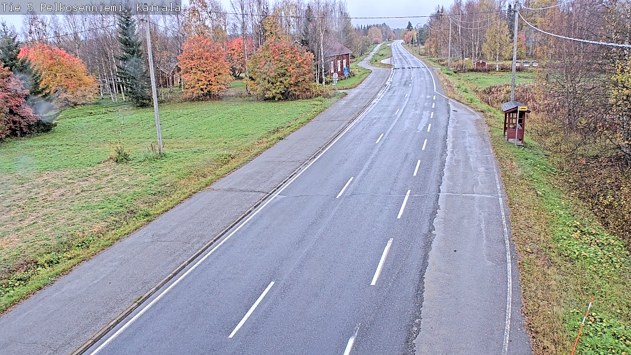 Weather Camera Image Road 5 Pelkosenniemi, Kairala, Pelkosenniemi, Lappi
