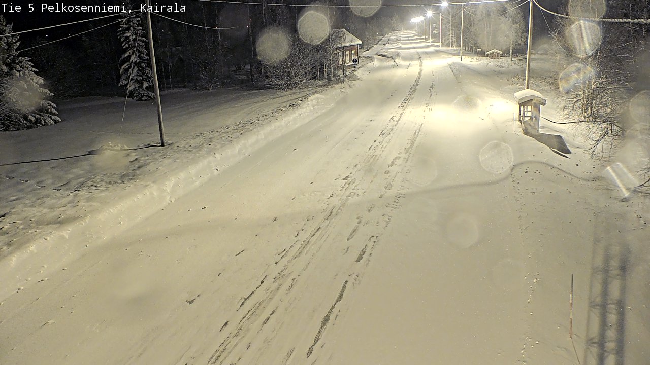 Kelikamerat Kuva Tie 5 Pelkosenniemi, Kairala, Pelkosenniemi, Lappi