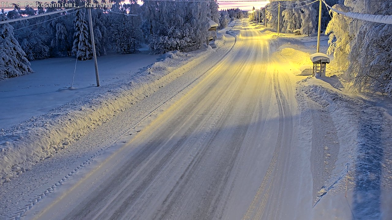 Kelikamerat Kuva Tie 5 Pelkosenniemi, Kairala, Pelkosenniemi, Lappi