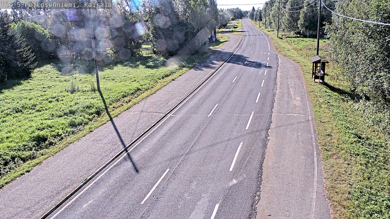 Weather Camera Image Road 5 Pelkosenniemi, Kairala, Pelkosenniemi, Lappi