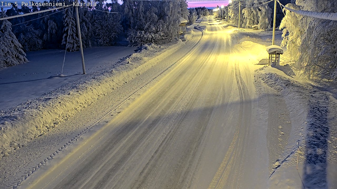 Kelikamerat Kuva Tie 5 Pelkosenniemi, Kairala, Pelkosenniemi, Lappi
