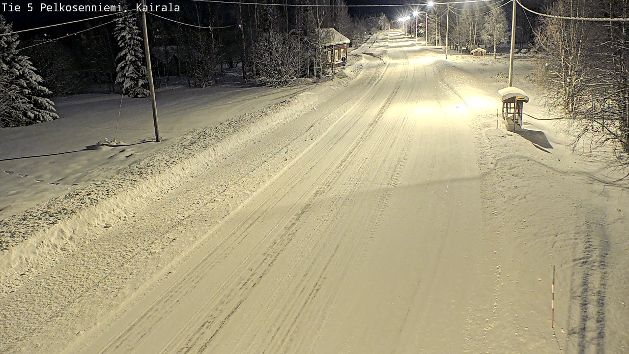 Kelikamerat Kuva Tie 5 Pelkosenniemi, Kairala, Pelkosenniemi, Lappi