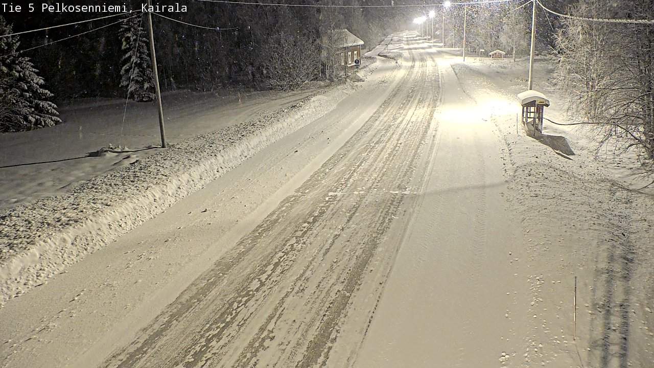 Kelikamerat Kuva Tie 5 Pelkosenniemi, Kairala, Pelkosenniemi, Lappi