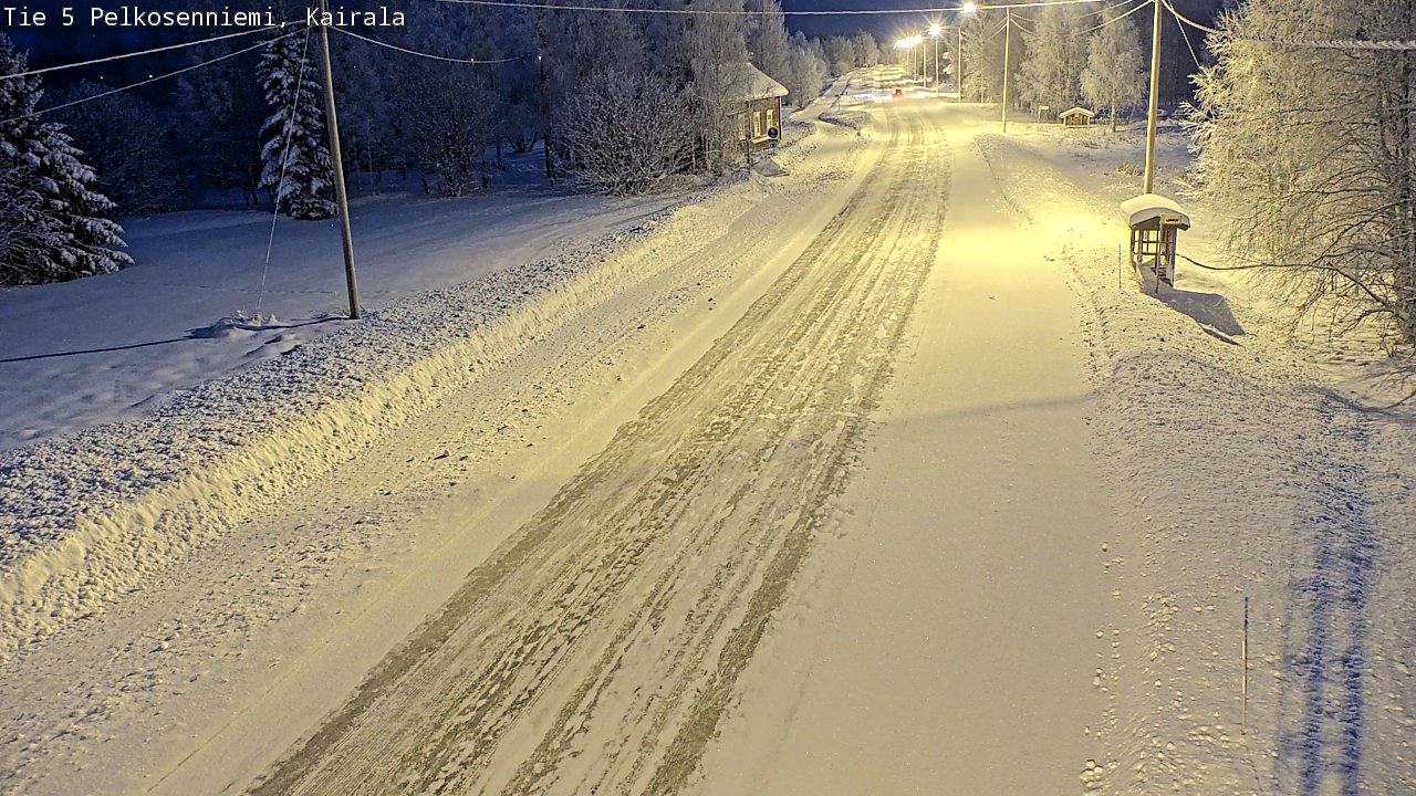 Kelikamerat Kuva Tie 5 Pelkosenniemi, Kairala, Pelkosenniemi, Lappi