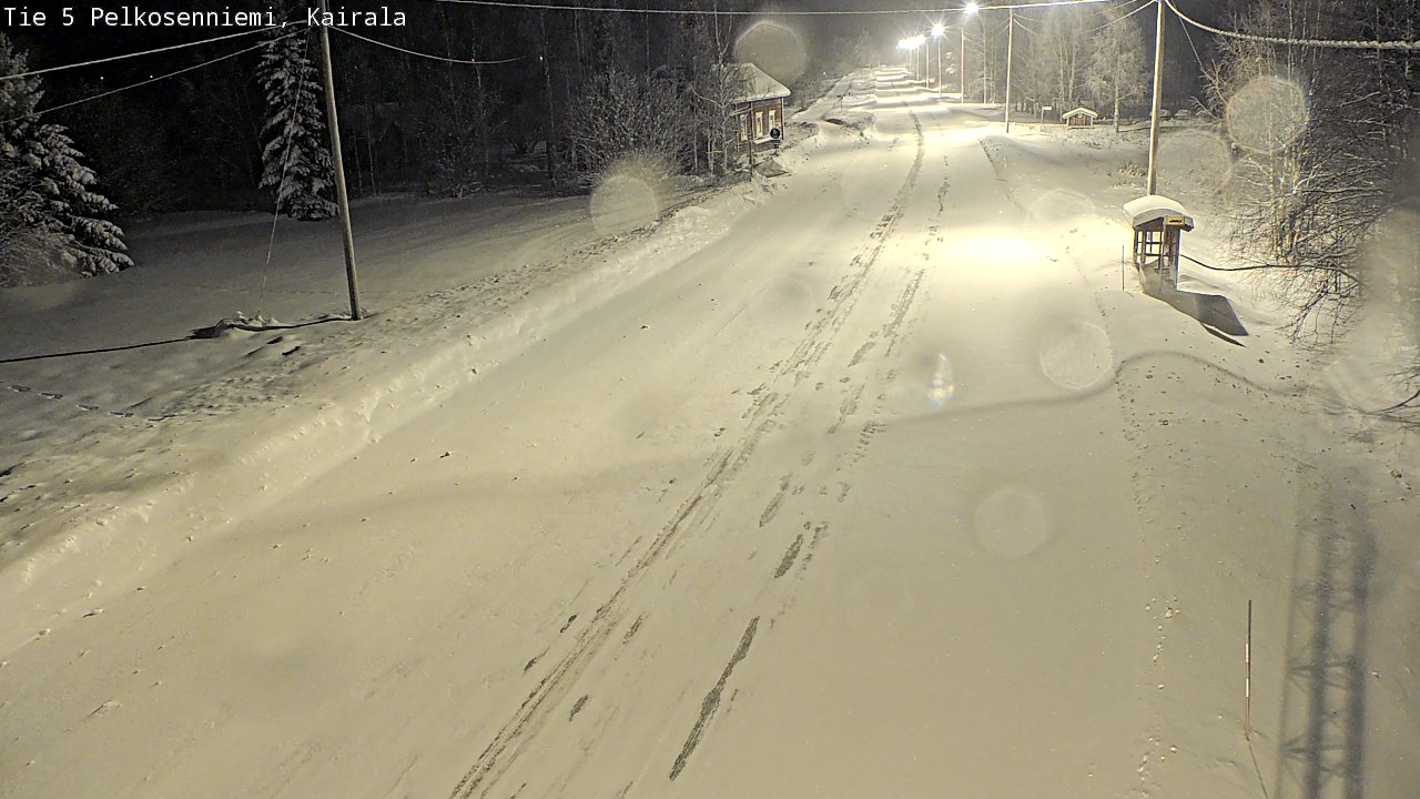 Kelikamerat Kuva Tie 5 Pelkosenniemi, Kairala, Pelkosenniemi, Lappi