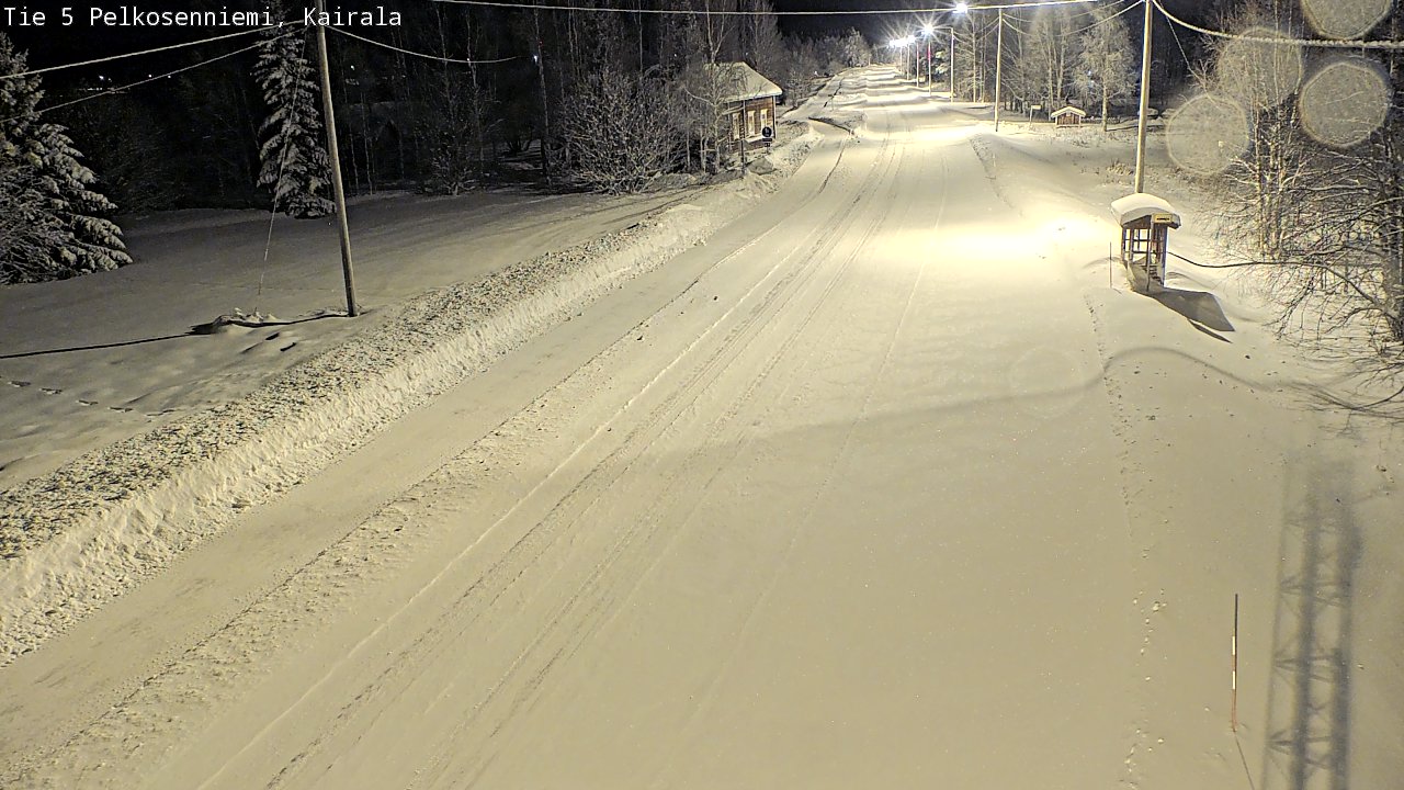 Kelikamerat Kuva Tie 5 Pelkosenniemi, Kairala, Pelkosenniemi, Lappi