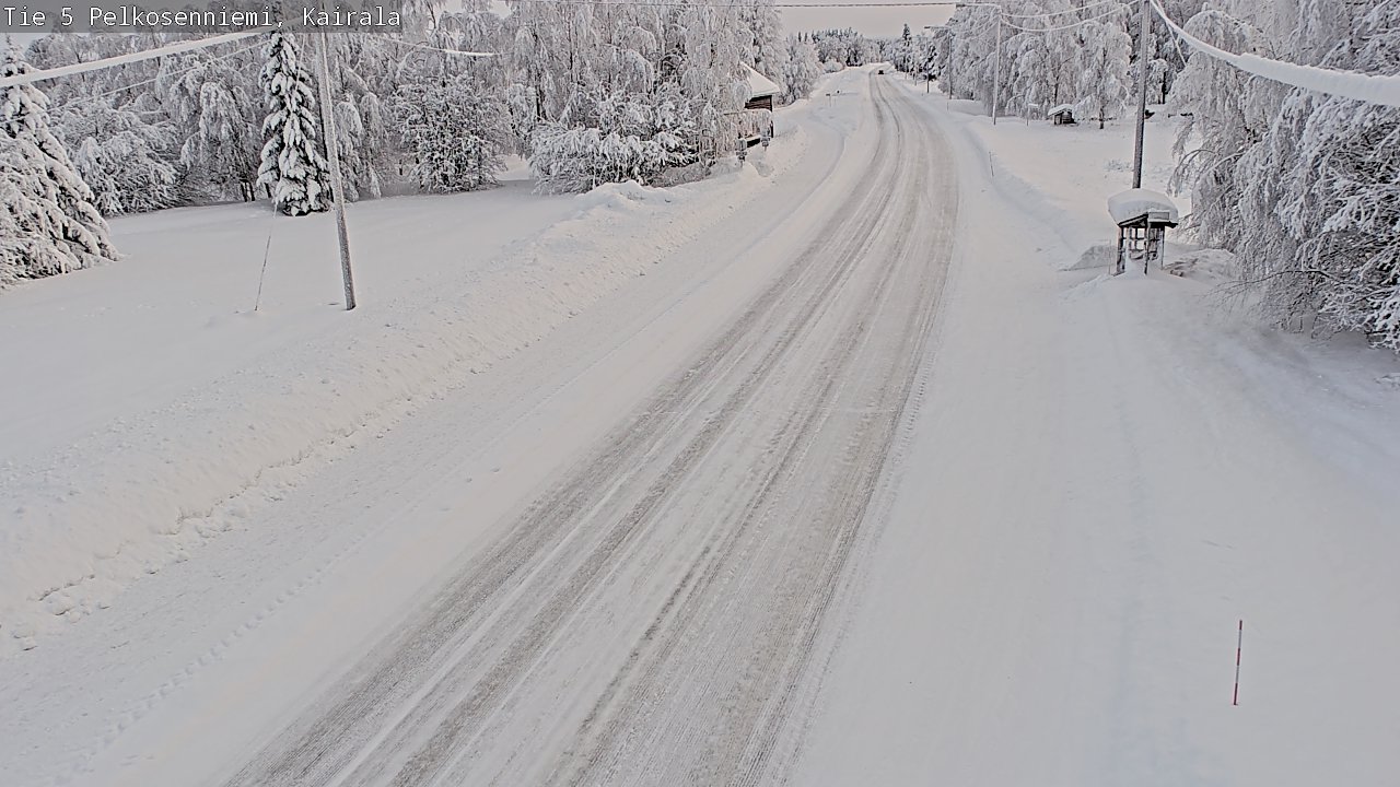 Kelikamerat Kuva Tie 5 Pelkosenniemi, Kairala, Pelkosenniemi, Lappi