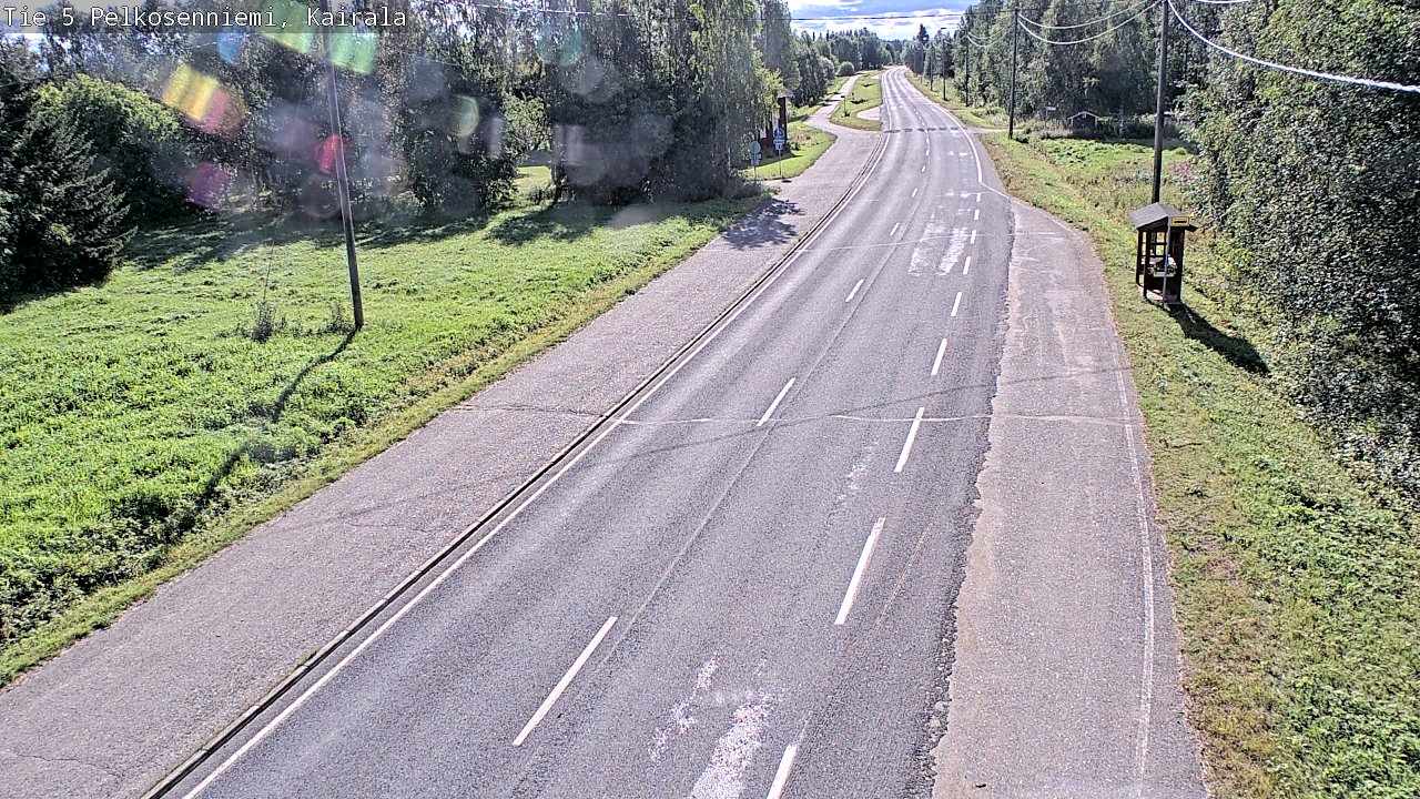 Weather Camera Image Road 5 Pelkosenniemi, Kairala, Pelkosenniemi, Lappi