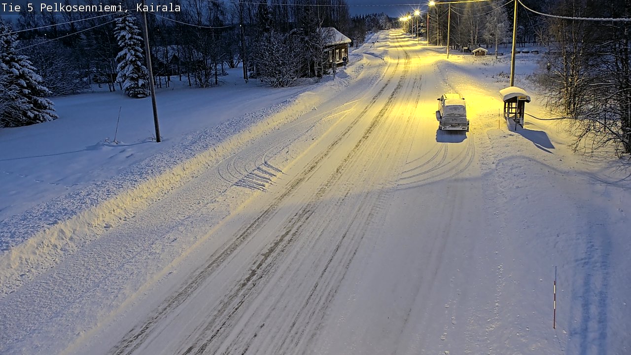 Kelikamerat Kuva Tie 5 Pelkosenniemi, Kairala, Pelkosenniemi, Lappi