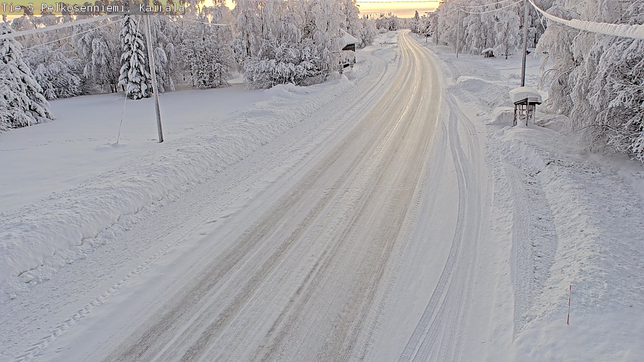 Kelikamerat Kuva Tie 5 Pelkosenniemi, Kairala, Pelkosenniemi, Lappi