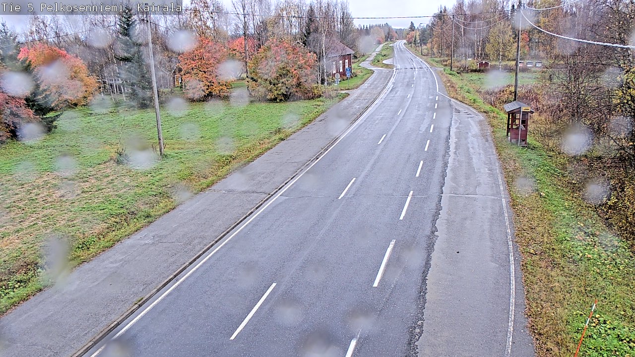 Weather Camera Image Road 5 Pelkosenniemi, Kairala, Pelkosenniemi, Lappi
