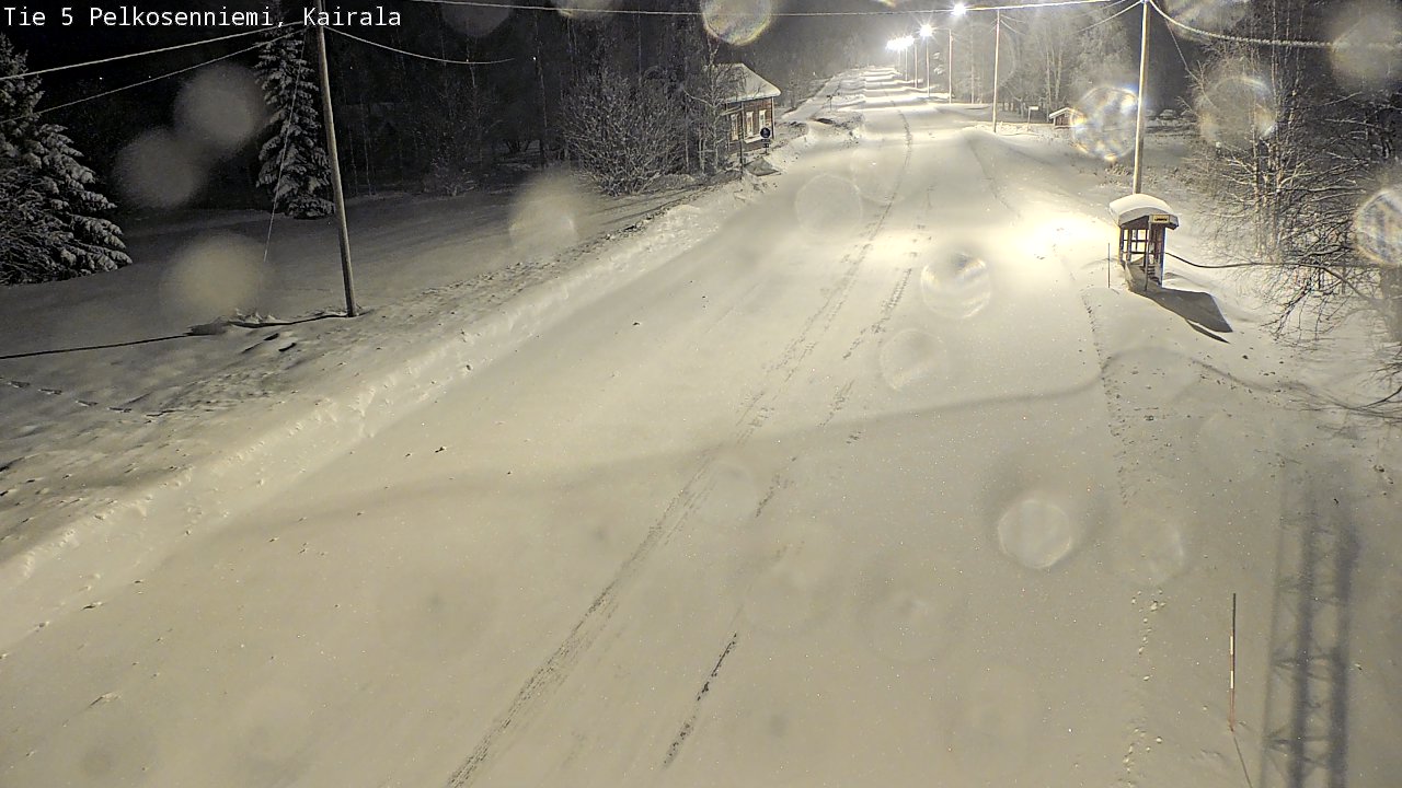 Kelikamerat Kuva Tie 5 Pelkosenniemi, Kairala, Pelkosenniemi, Lappi