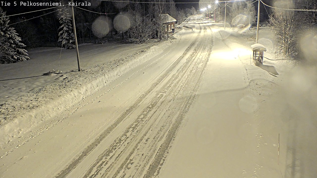 Kelikamerat Kuva Tie 5 Pelkosenniemi, Kairala, Pelkosenniemi, Lappi