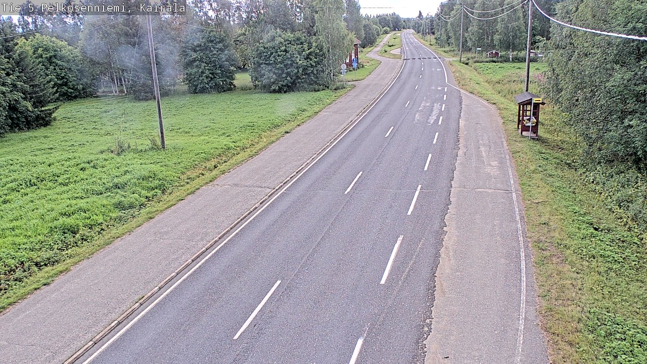 Weather Camera Image Road 5 Pelkosenniemi, Kairala, Pelkosenniemi, Lappi