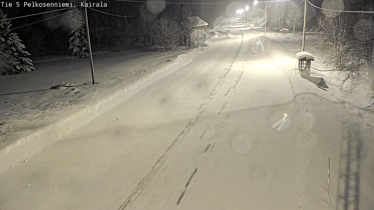 Kelikamerat Kuva Tie 5 Pelkosenniemi, Kairala, Pelkosenniemi, Lappi