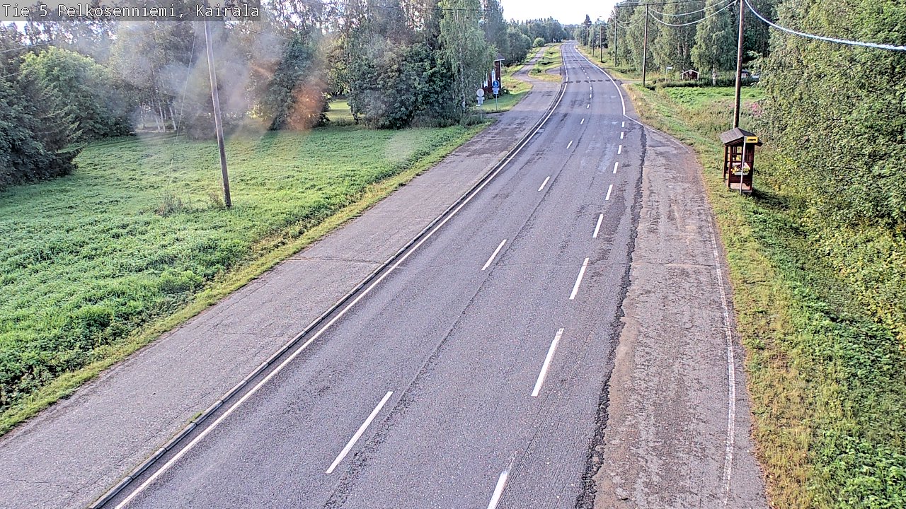 Weather Camera Image Road 5 Pelkosenniemi, Kairala, Pelkosenniemi, Lappi