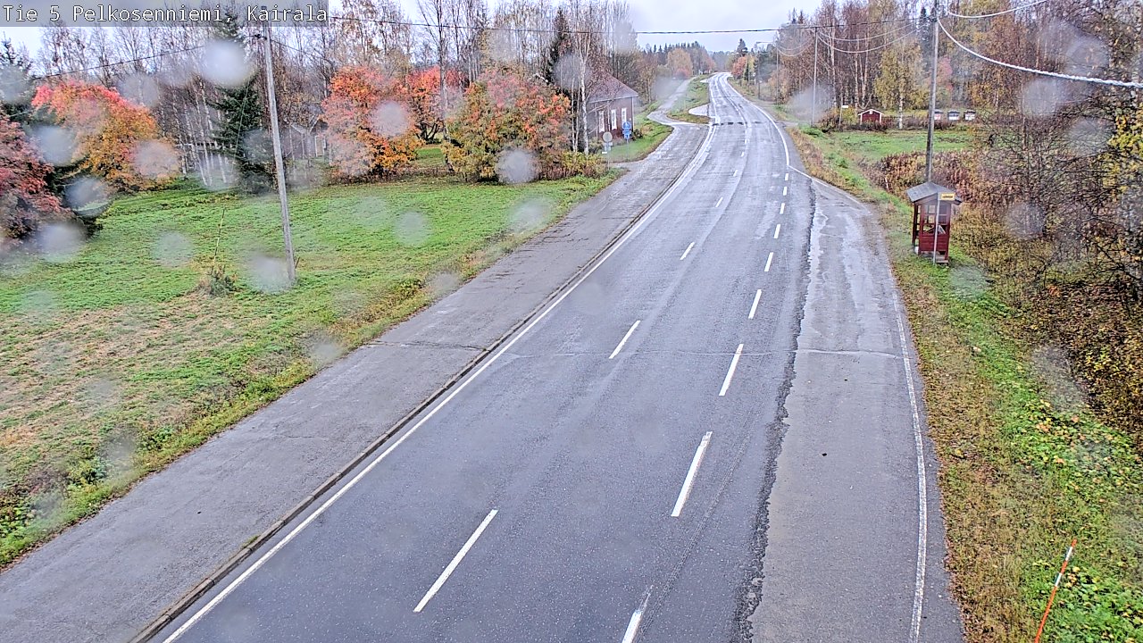 Weather Camera Image Road 5 Pelkosenniemi, Kairala, Pelkosenniemi, Lappi