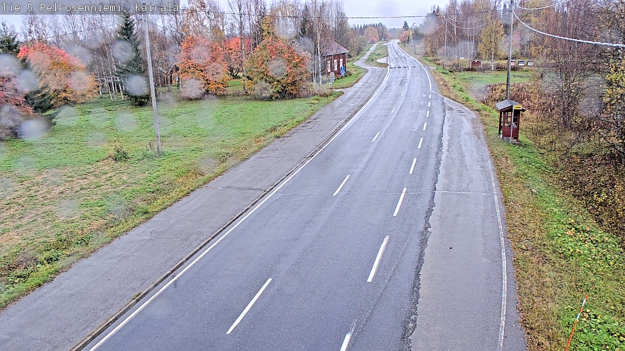 Weather Camera Image Road 5 Pelkosenniemi, Kairala, Pelkosenniemi, Lappi