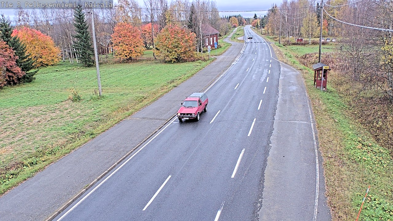 Weather Camera Image Road 5 Pelkosenniemi, Kairala, Pelkosenniemi, Lappi