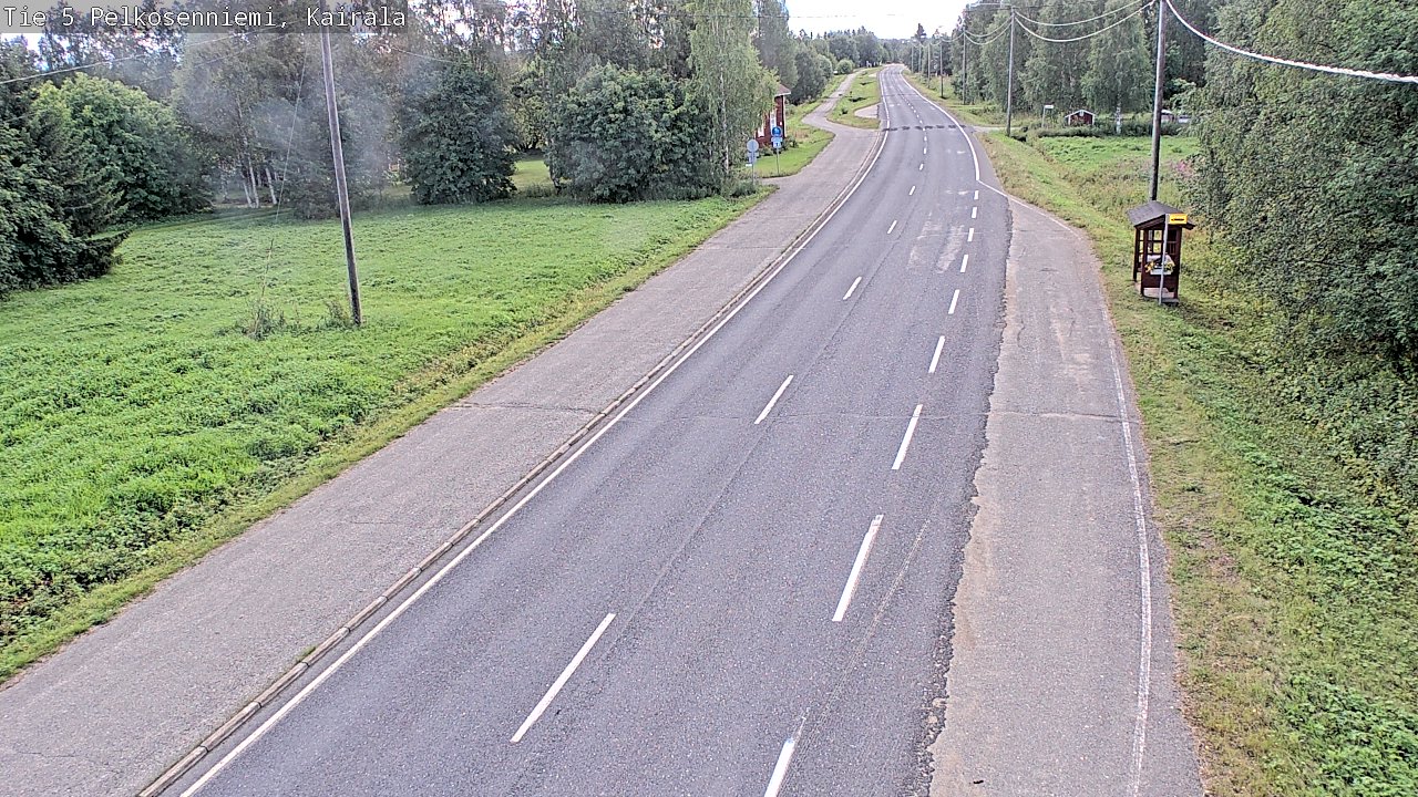 Weather Camera Image Road 5 Pelkosenniemi, Kairala, Pelkosenniemi, Lappi