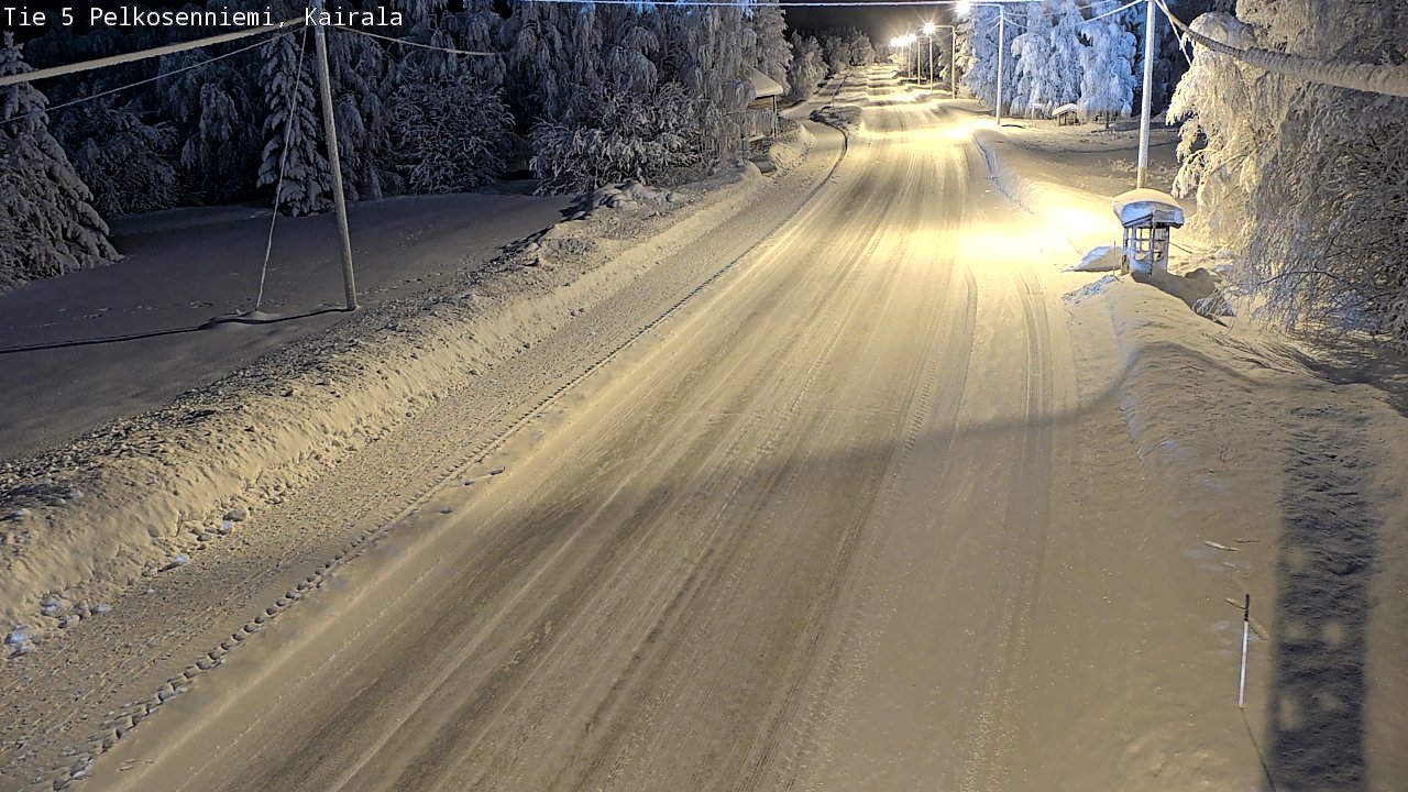 Kelikamerat Kuva Tie 5 Pelkosenniemi, Kairala, Pelkosenniemi, Lappi