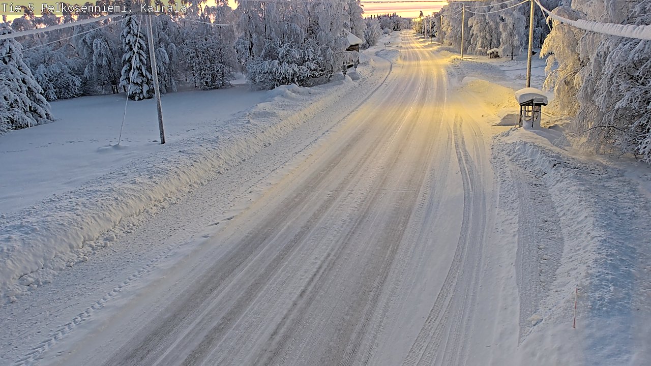 Kelikamerat Kuva Tie 5 Pelkosenniemi, Kairala, Pelkosenniemi, Lappi