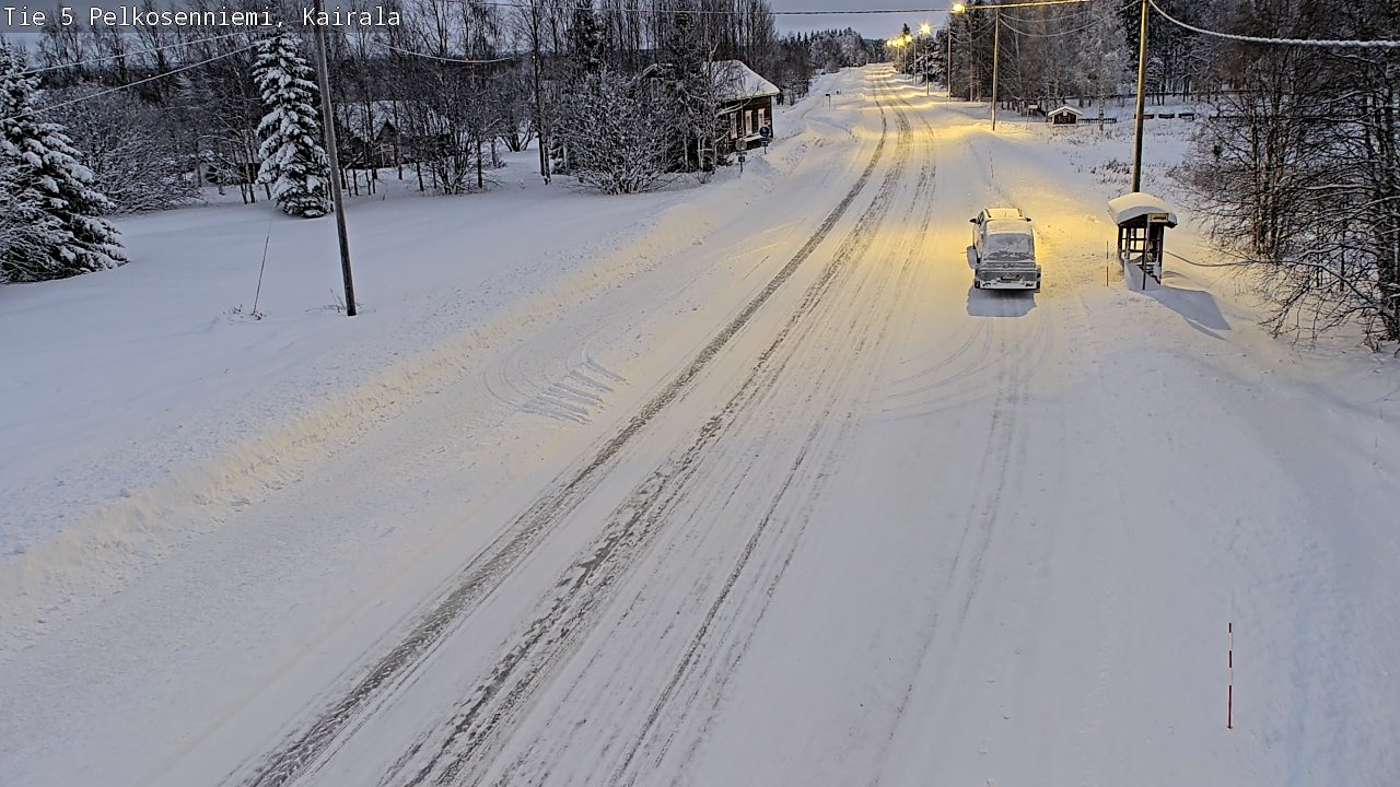 Kelikamerat Kuva Tie 5 Pelkosenniemi, Kairala, Pelkosenniemi, Lappi