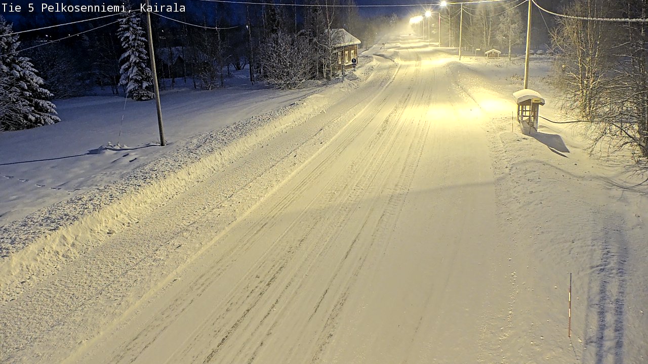 Kelikamerat Kuva Tie 5 Pelkosenniemi, Kairala, Pelkosenniemi, Lappi
