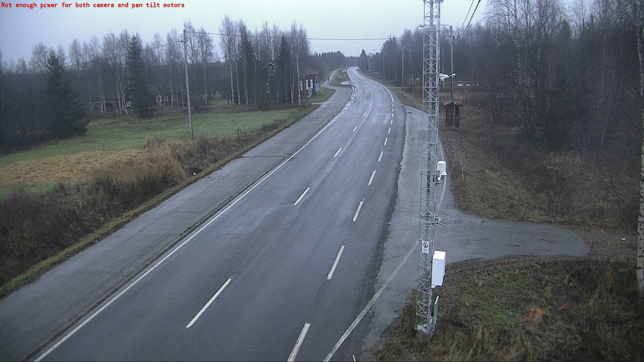 Weather Camera Image Väg 5 Pelkosenniemi, Kairala, Pelkosenniemi, Lappi