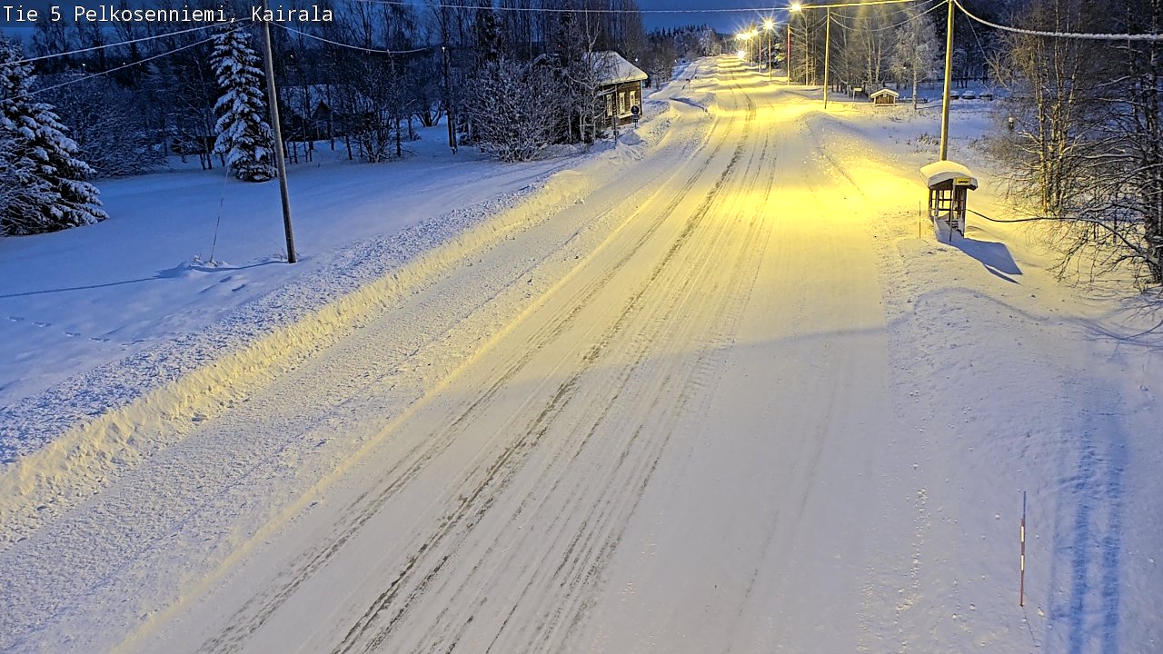 Kelikamerat Kuva Tie 5 Pelkosenniemi, Kairala, Pelkosenniemi, Lappi