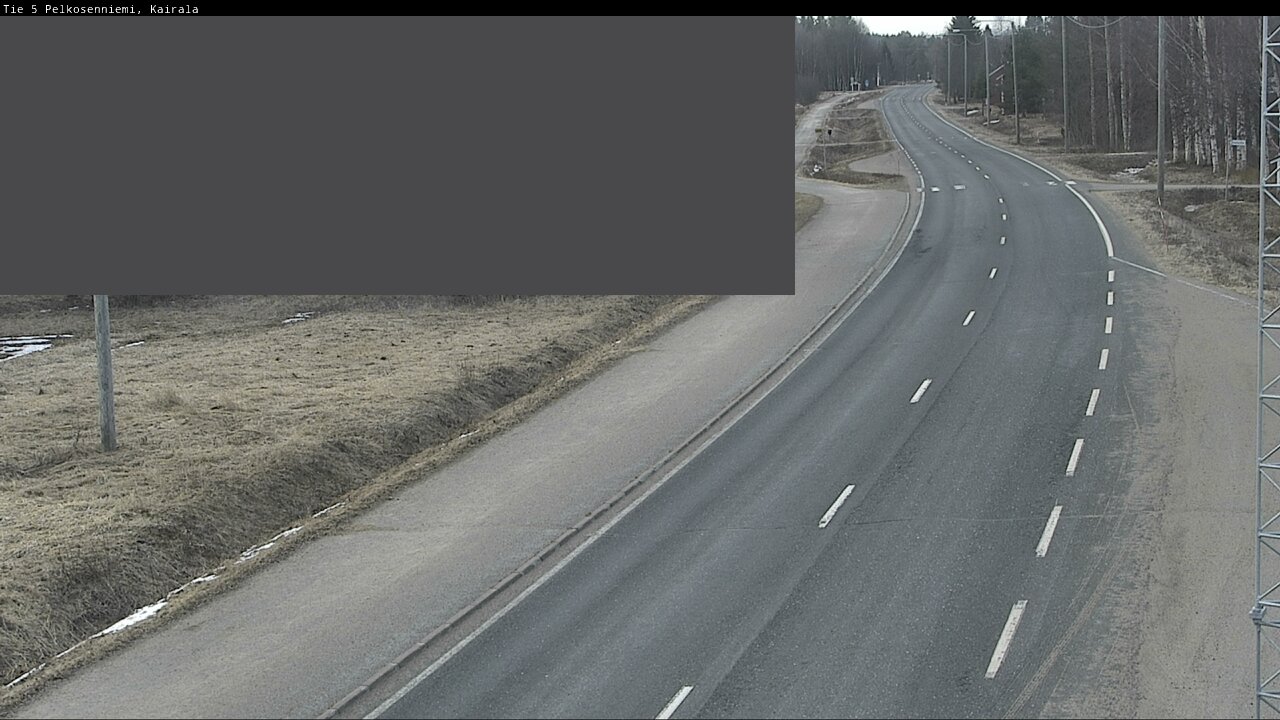 Weather Camera Image Road 5 Pelkosenniemi, Kairala, Pelkosenniemi, Lappi