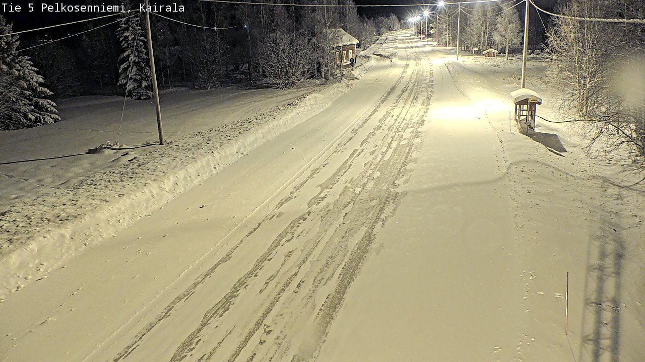 Kelikamerat Kuva Tie 5 Pelkosenniemi, Kairala, Pelkosenniemi, Lappi