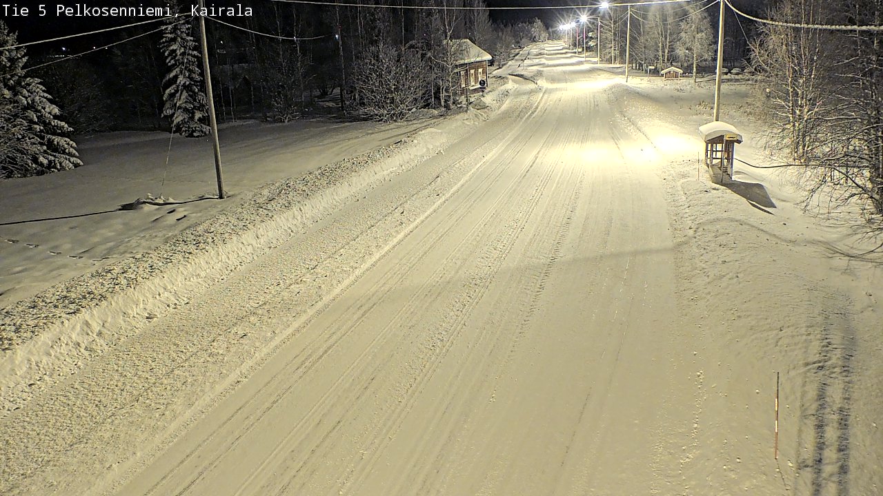 Kelikamerat Kuva Tie 5 Pelkosenniemi, Kairala, Pelkosenniemi, Lappi