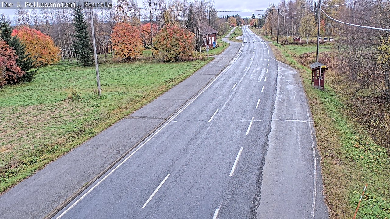 Weather Camera Image Road 5 Pelkosenniemi, Kairala, Pelkosenniemi, Lappi