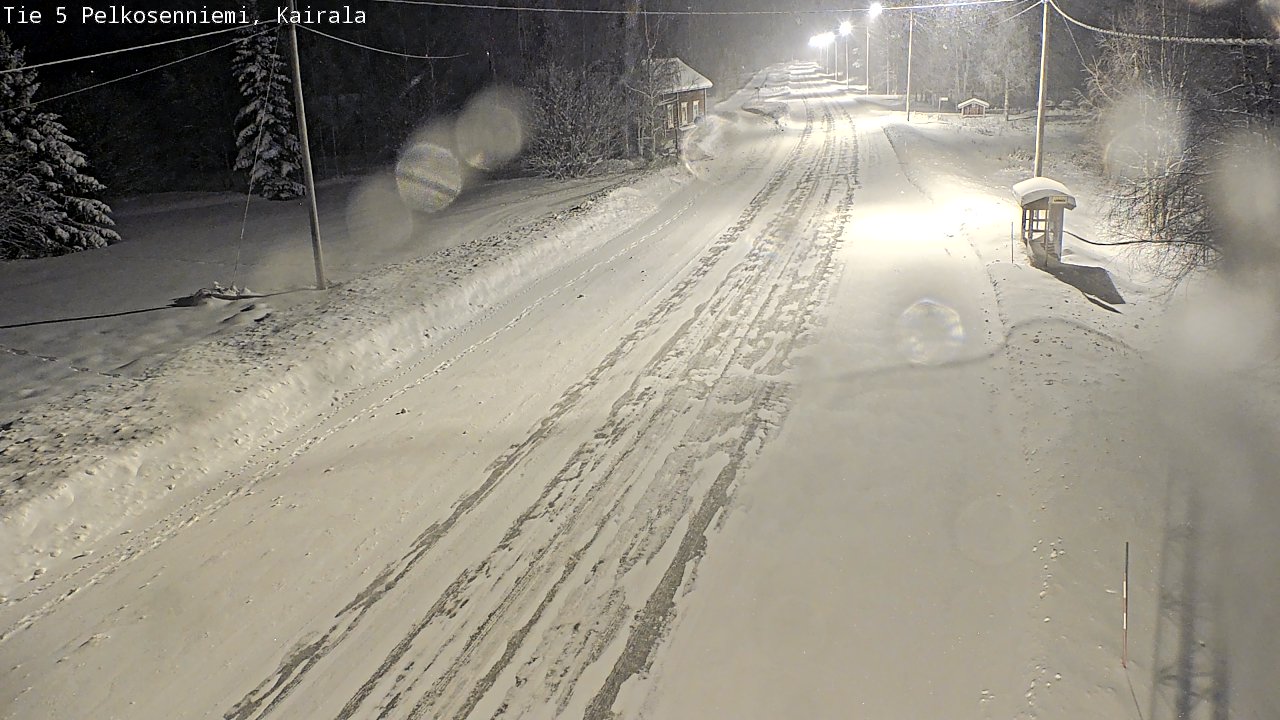 Kelikamerat Kuva Tie 5 Pelkosenniemi, Kairala, Pelkosenniemi, Lappi