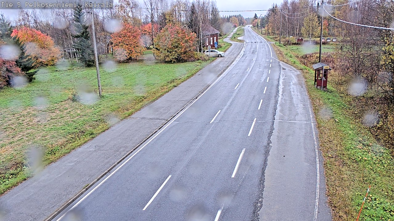 Weather Camera Image Road 5 Pelkosenniemi, Kairala, Pelkosenniemi, Lappi