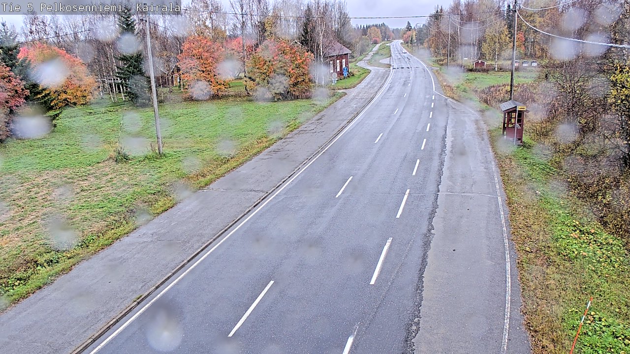 Weather Camera Image Road 5 Pelkosenniemi, Kairala, Pelkosenniemi, Lappi