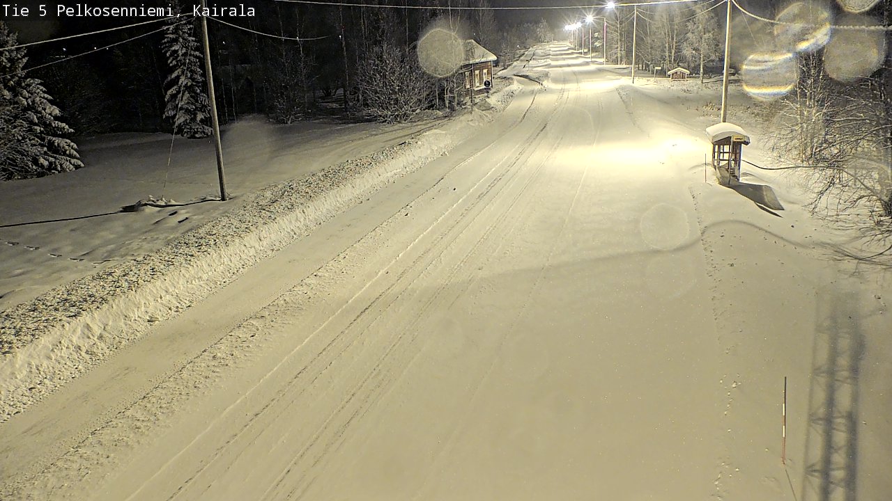 Kelikamerat Kuva Tie 5 Pelkosenniemi, Kairala, Pelkosenniemi, Lappi