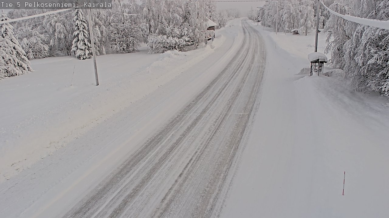 Kelikamerat Kuva Tie 5 Pelkosenniemi, Kairala, Pelkosenniemi, Lappi