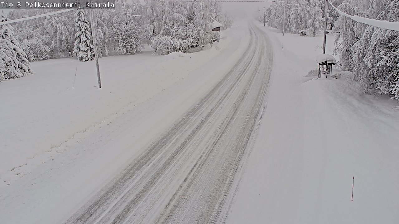 Kelikamerat Kuva Tie 5 Pelkosenniemi, Kairala, Pelkosenniemi, Lappi