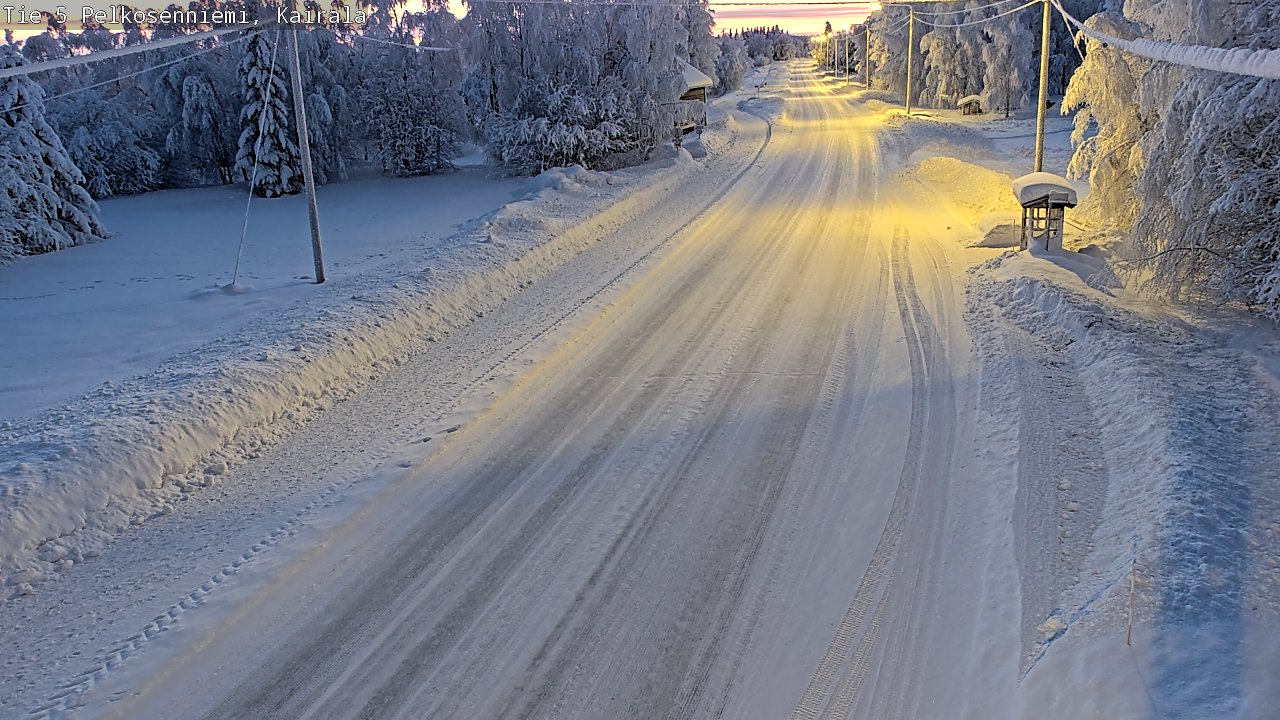 Kelikamerat Kuva Tie 5 Pelkosenniemi, Kairala, Pelkosenniemi, Lappi